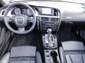 Black Silk Nappa Leather Dashboard Photo for 2011 Audi S5 #58358484