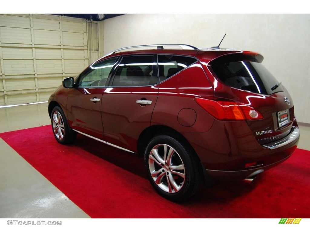 2010 Murano LE - Merlot Red Metallic / Beige photo #4