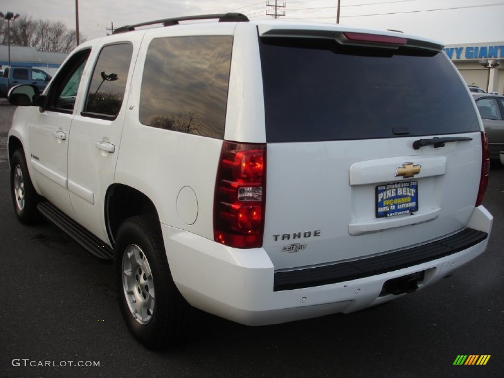 2007 Tahoe LT 4x4 - Summit White / Dark Titanium/Light Titanium photo #6