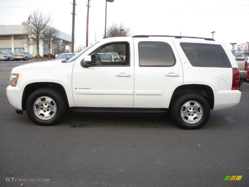 2007 Tahoe LT 4x4 - Summit White / Dark Titanium/Light Titanium photo #9