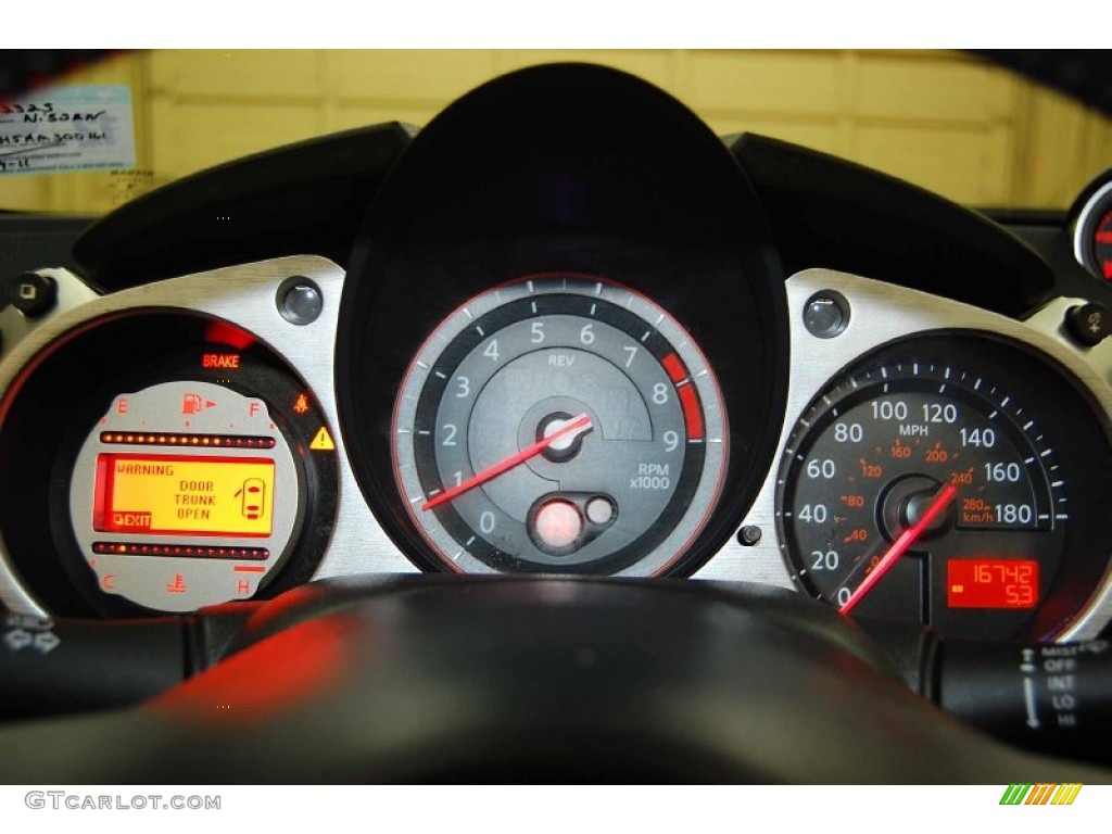 2010 Nissan 370Z Sport Touring Roadster Gauges Photo #58360743