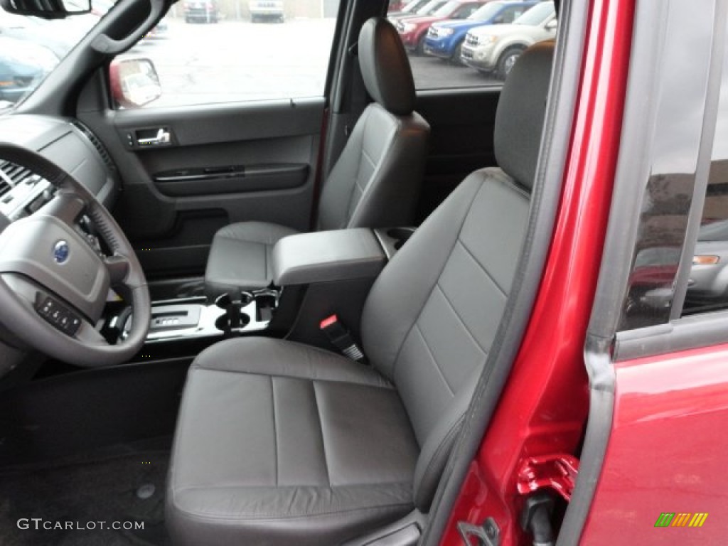 Charcoal Black Interior 2012 Ford Escape Limited V6 4WD Photo #58362195
