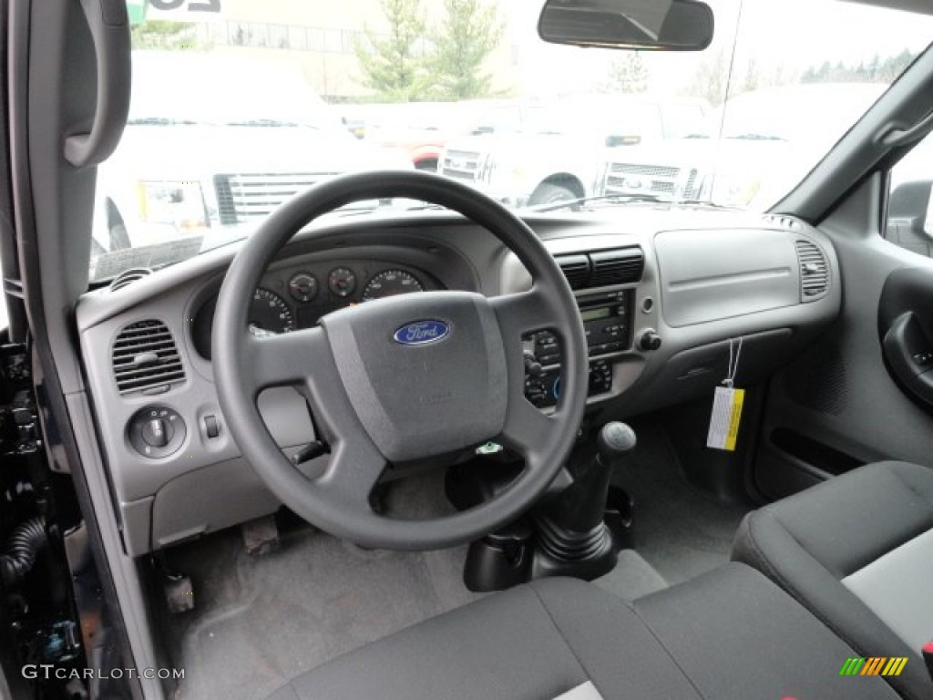 Medium Dark Flint Interior 2011 Ford Ranger XLT SuperCab 4x4 Photo #58362429