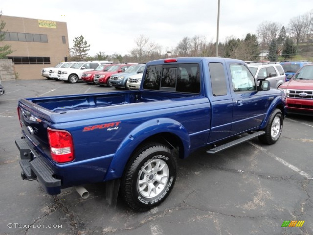 Vista Blue Metallic 2011 Ford Ranger Sport SuperCab 4x4 Exterior Photo #58362459