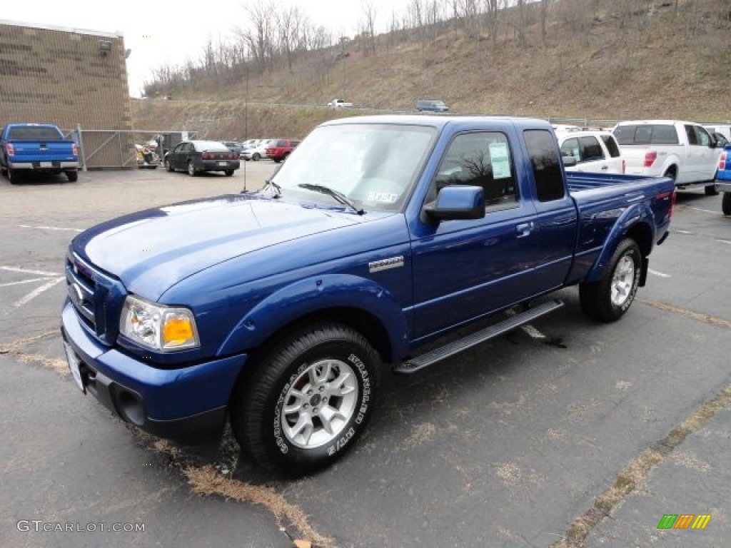 Vista Blue Metallic 2011 Ford Ranger Sport SuperCab 4x4 Exterior Photo #58362474