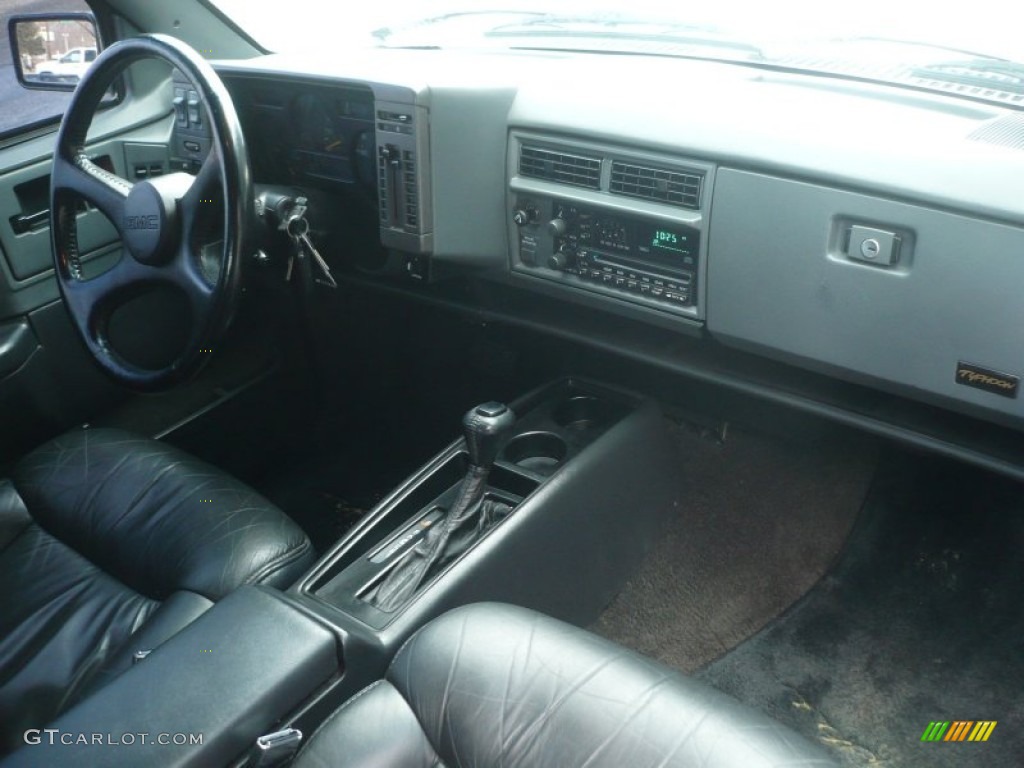 1993 GMC Jimmy Typhoon Black Dashboard Photo #58362672