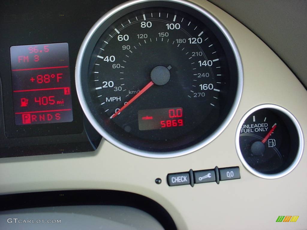 2008 A4 2.0T Cabriolet - Ibis White / Beige photo #15