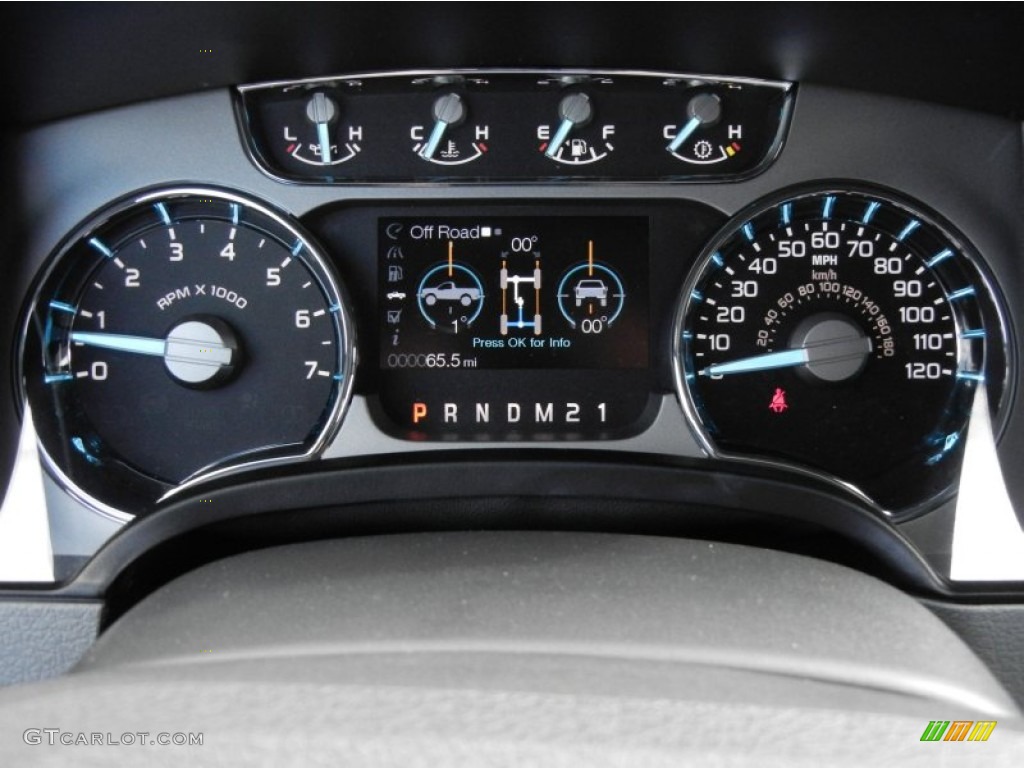 2012 Ford F150 Platinum SuperCrew 4x4 Gauges Photo #58363309