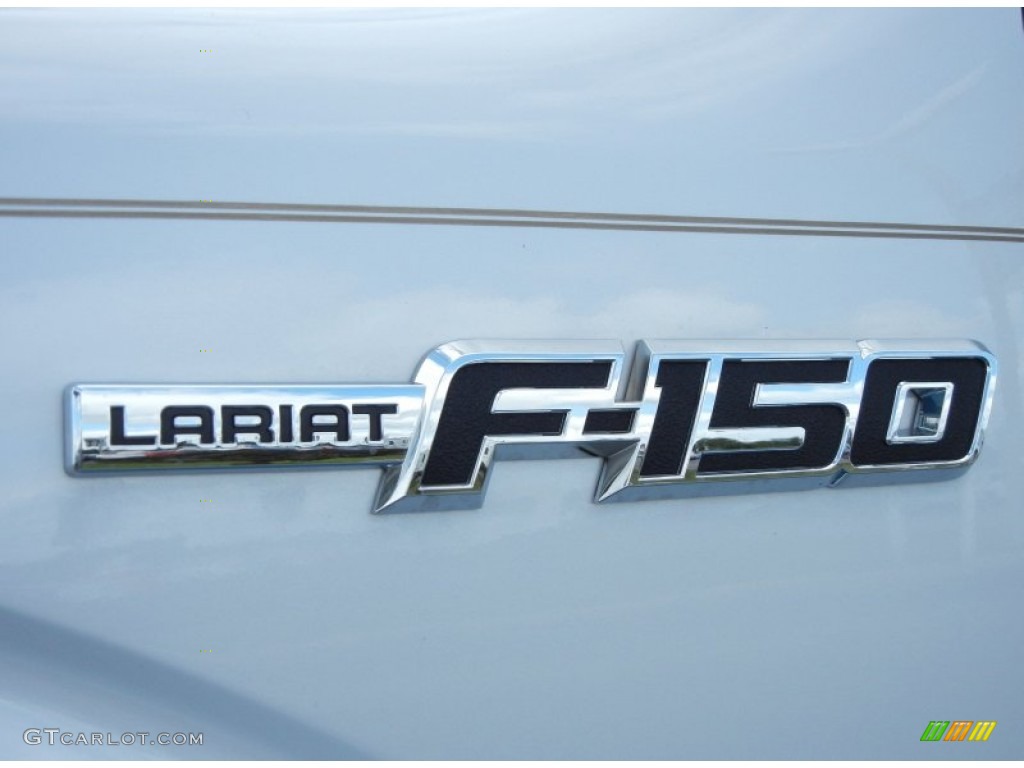 2012 F150 Lariat SuperCrew - White Platinum Metallic Tri-Coat / Pale Adobe photo #4