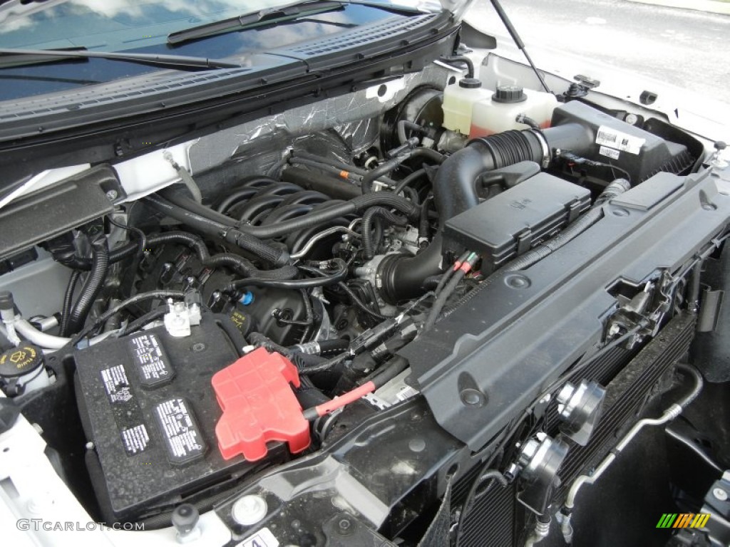 2012 Ford F150 Lariat SuperCrew 5.0 Liter Flex-Fuel DOHC 32-Valve Ti-VCT V8 Engine Photo #58363423