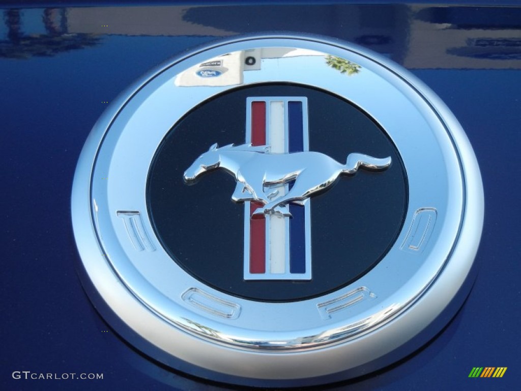 2012 Mustang V6 Premium Coupe - Kona Blue Metallic / Stone photo #4