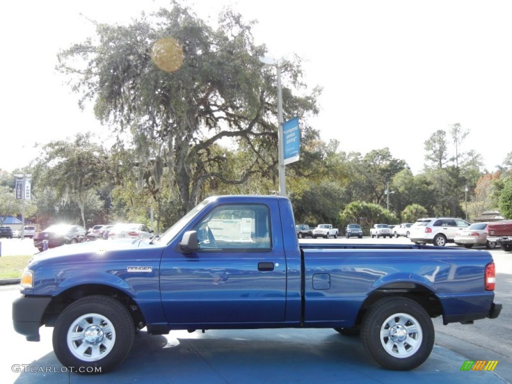 2011 Ranger XL Regular Cab - Vista Blue Metallic / Medium Dark Flint photo #2