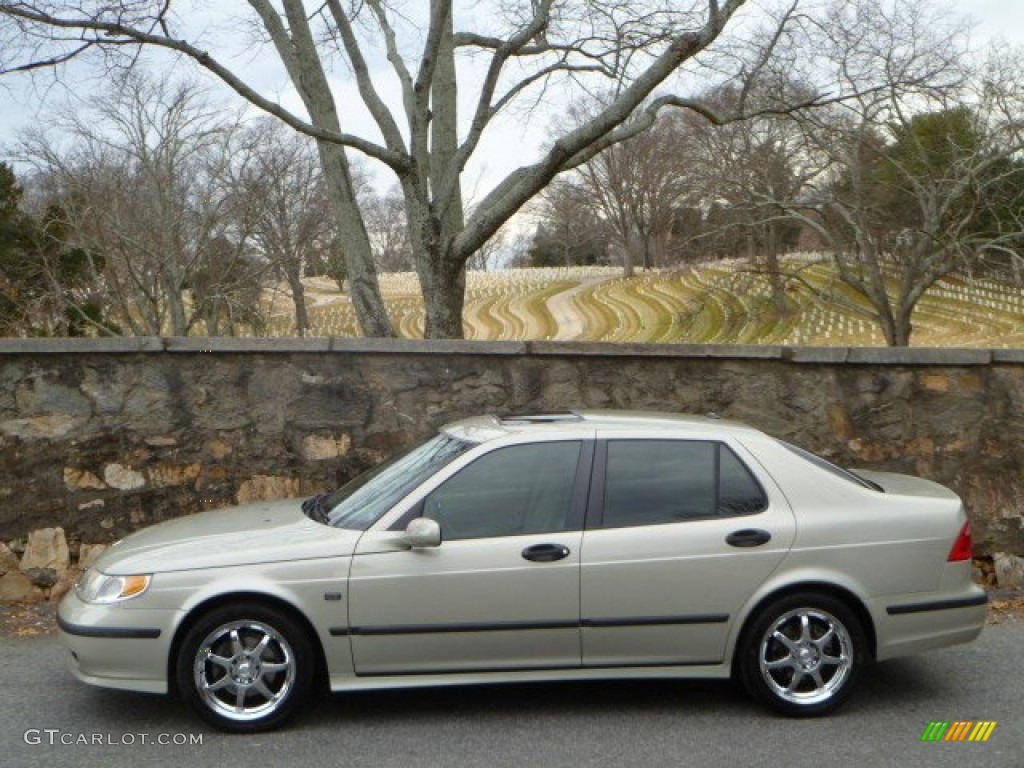 Parchment Silver Metallic 2005 Saab 9-5 Arc Sedan Exterior Photo #58363648