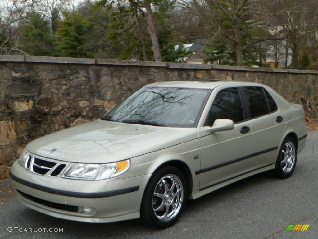 2005 9-5 Arc Sedan - Parchment Silver Metallic / Sand Beige photo #4