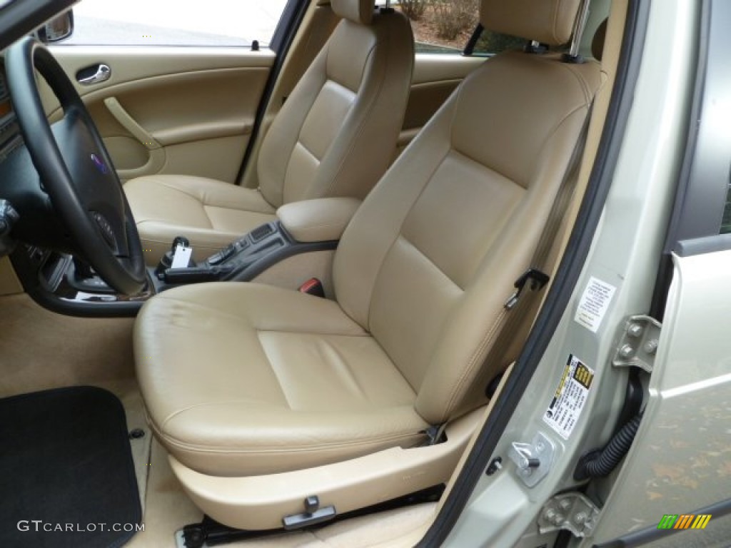 Sand Beige Interior 2005 Saab 9-5 Arc Sedan Photo #58363681