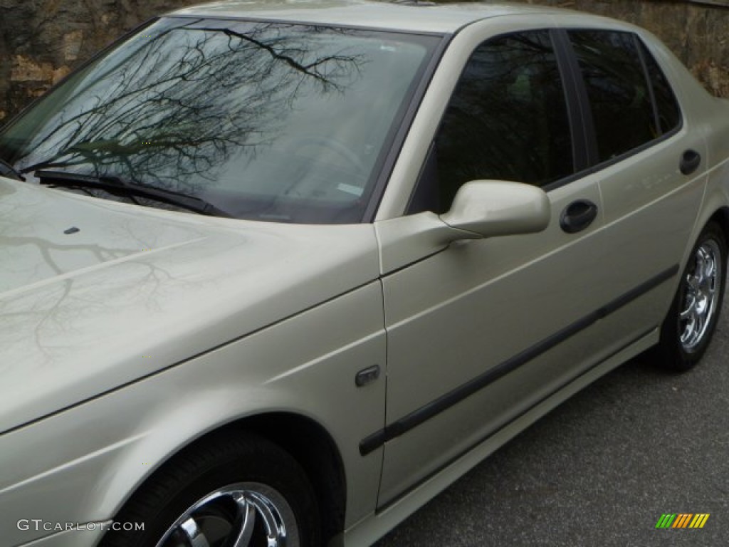 2005 9-5 Arc Sedan - Parchment Silver Metallic / Sand Beige photo #16
