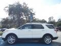 2012 White Platinum Tri-Coat Ford Explorer XLT  photo #2