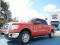 2012 Race Red Ford F150 Lariat SuperCrew  photo #1
