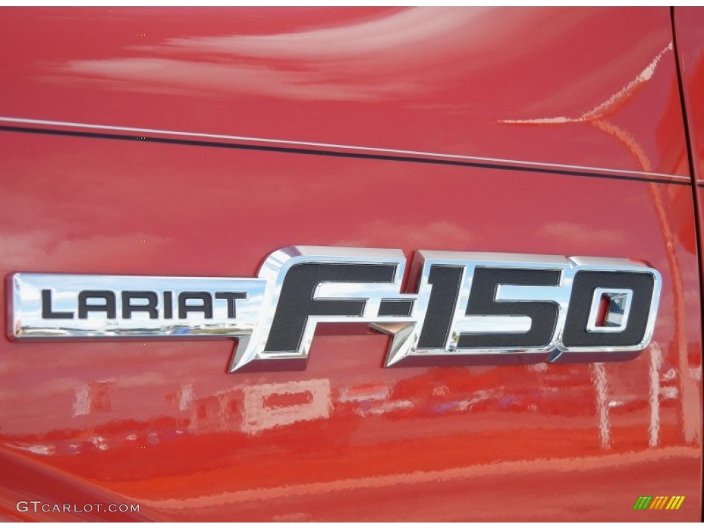 2012 F150 Lariat SuperCrew - Race Red / Black photo #4