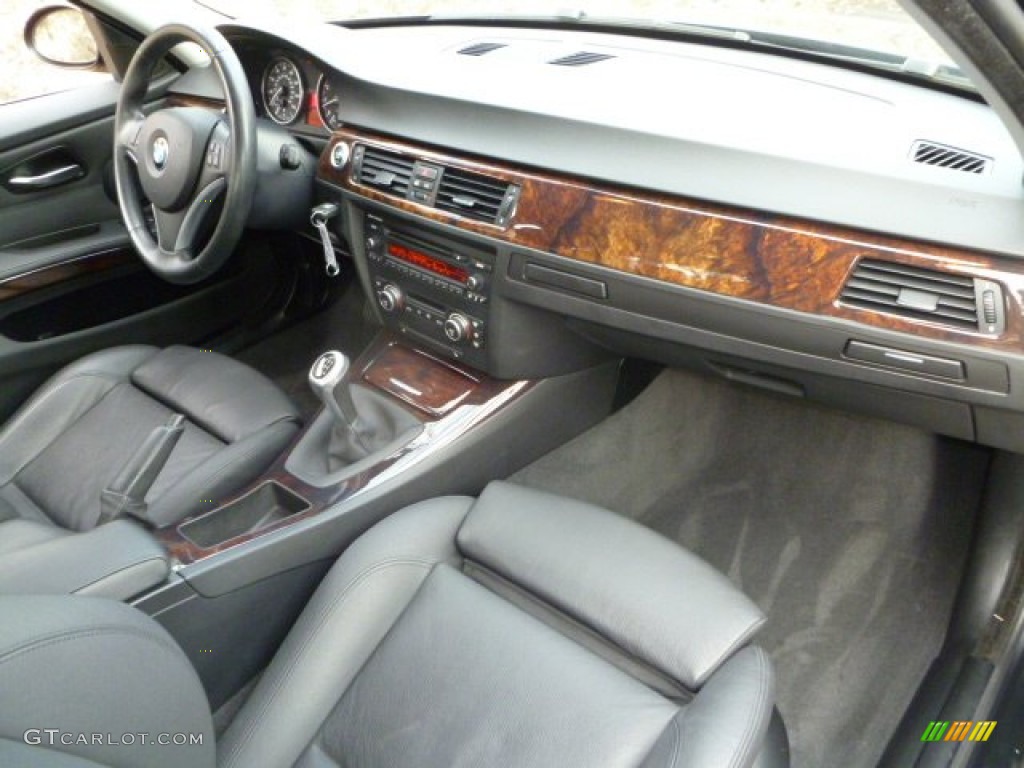 2008 BMW 3 Series 335i Sedan Black Dashboard Photo #58364134