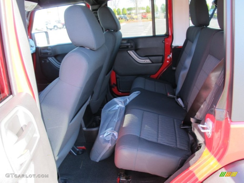 2012 Wrangler Unlimited Sport S 4x4 - Flame Red / Black photo #8