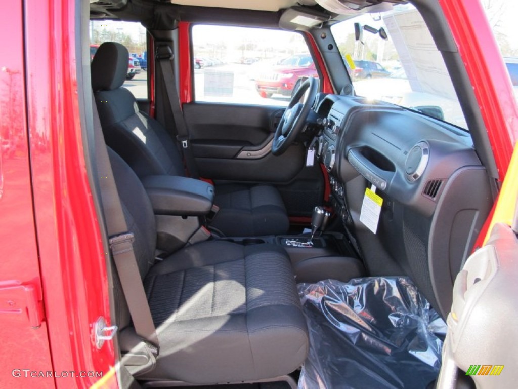 2012 Wrangler Unlimited Sport S 4x4 - Flame Red / Black photo #10