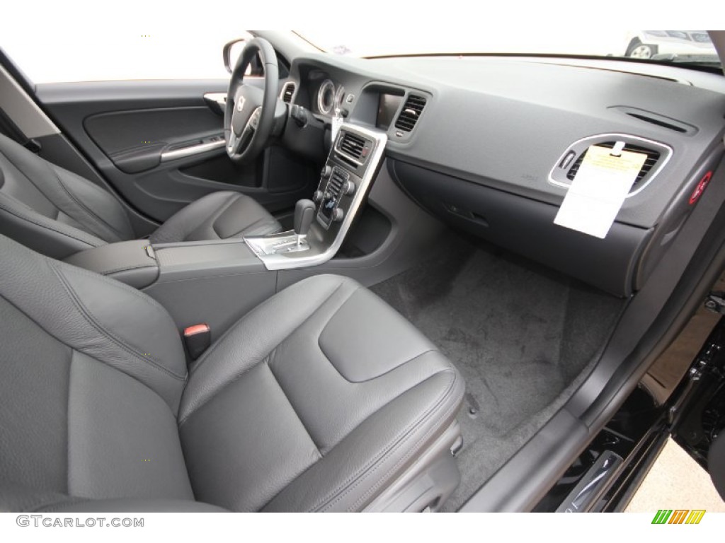 2012 Volvo S60 T5 Off Black/Anthracite Black Dashboard Photo #58366023