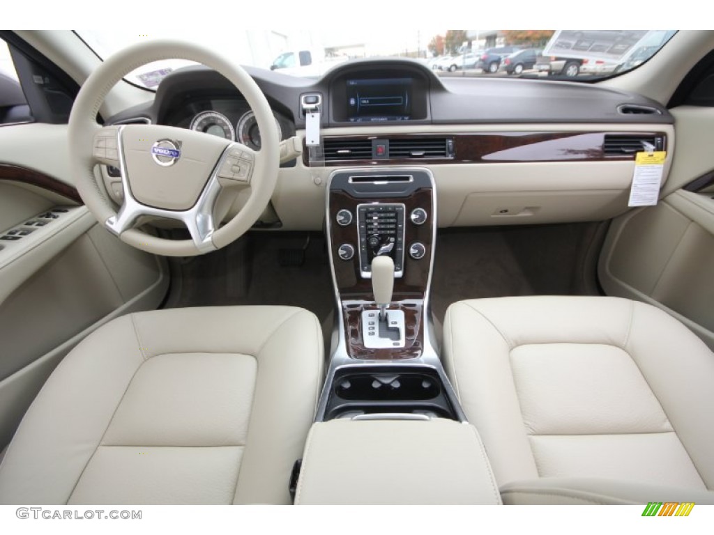 2012 Volvo S80 3.2 Sandstone Beige Dashboard Photo #58366331