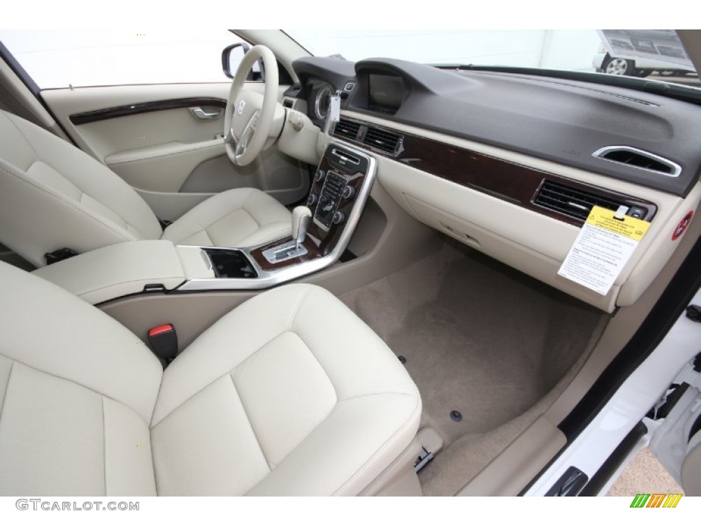 2012 Volvo S80 3.2 Sandstone Beige Dashboard Photo #58366693