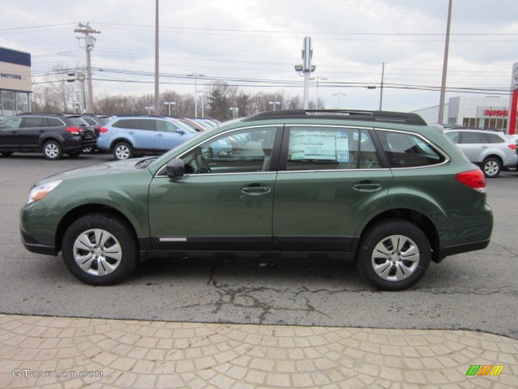 2012 Outback 2.5i - Cypress Green Pearl / Warm Ivory photo #4