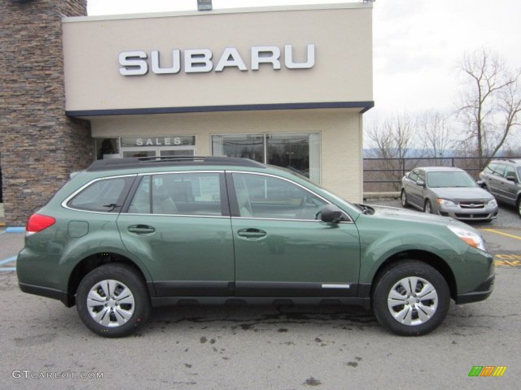 2012 Outback 2.5i - Cypress Green Pearl / Warm Ivory photo #8