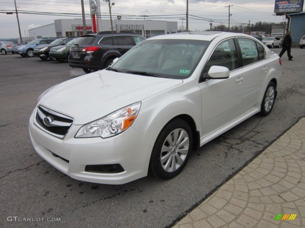 2012 Legacy 3.6R Limited - Satin White Pearl / Warm Ivory photo #3