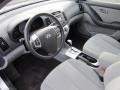 Gray 2008 Hyundai Elantra SE Sedan Interior Color