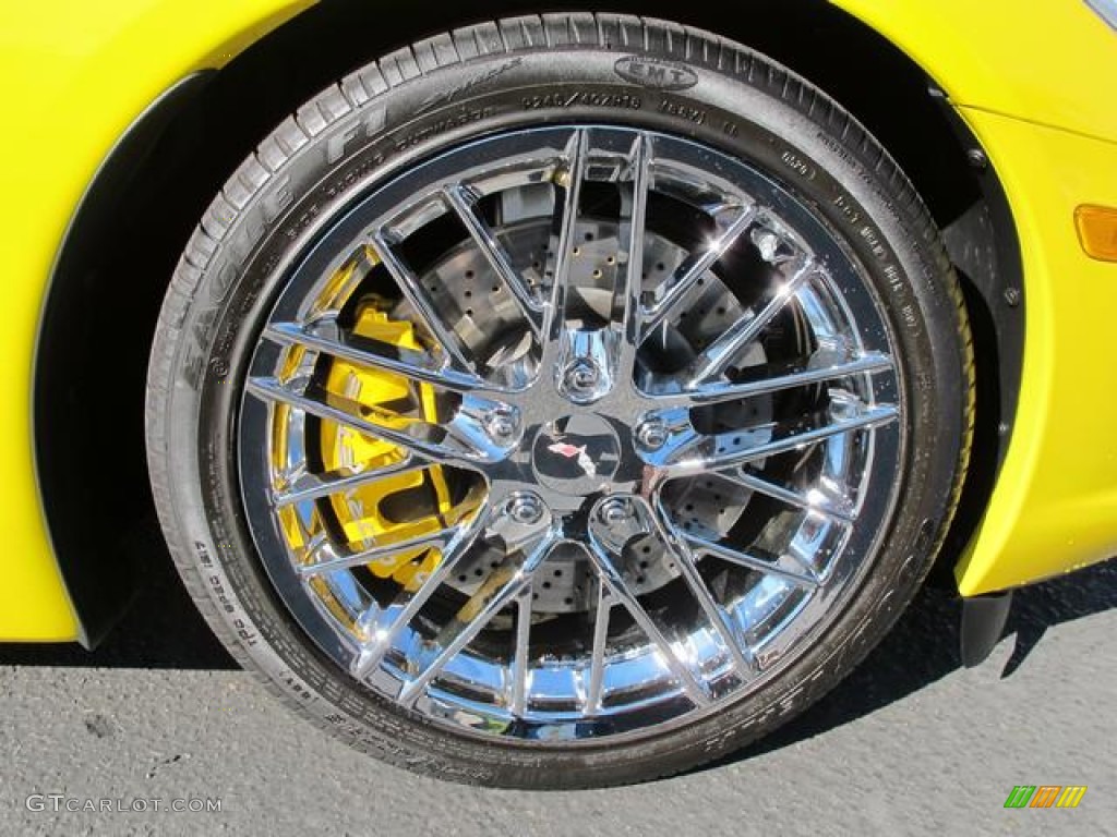 2008 Corvette Coupe - Velocity Yellow / Ebony photo #23