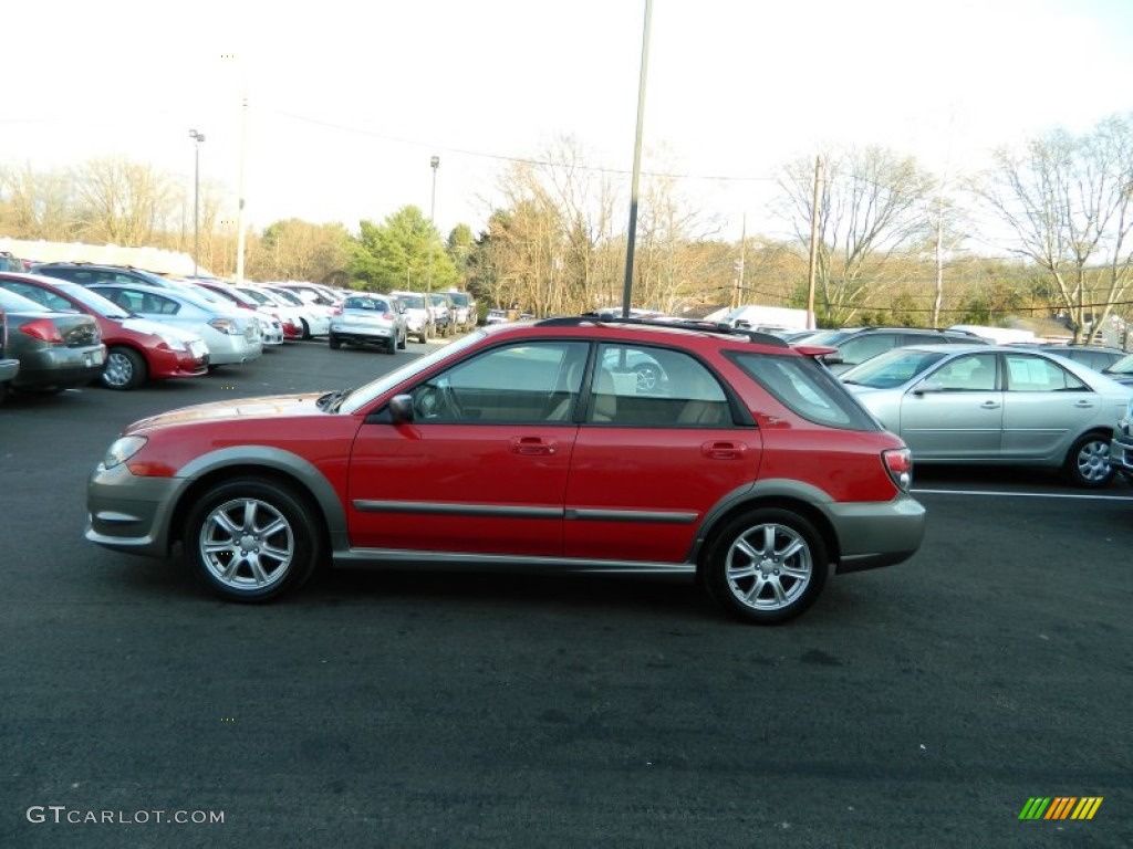 2006 Impreza Outback Sport Wagon - San Remo Red / Desert Beige photo #2