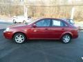 2005 Fusion Red Metallic Suzuki Forenza S Sedan  photo #2