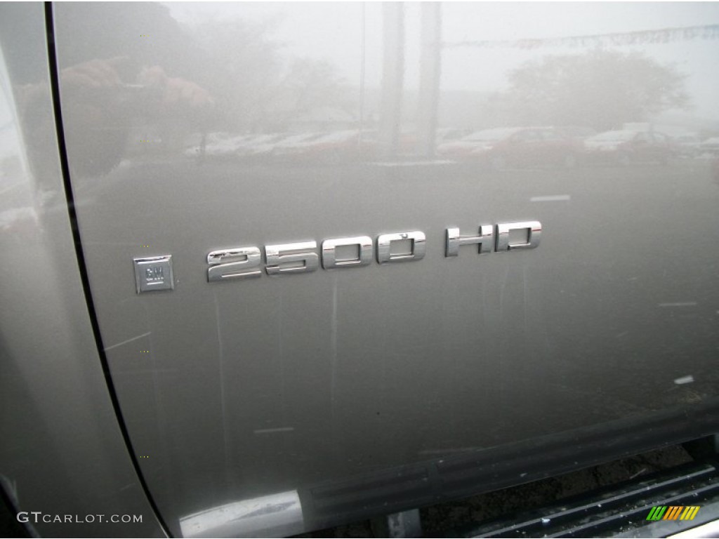 2009 Sierra 2500HD Work Truck Crew Cab 4x4 - Steel Gray Metallic / Dark Titanium photo #5