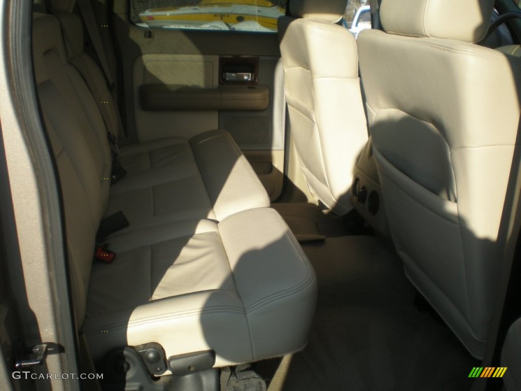 2004 F150 Lariat SuperCrew 4x4 - Arizona Beige Metallic / Tan photo #22