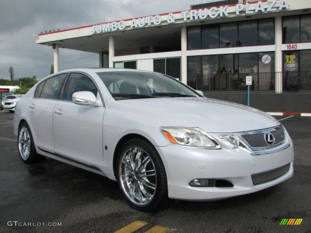 2008 GS 350 - Starfire White Pearl / Light Gray photo #1