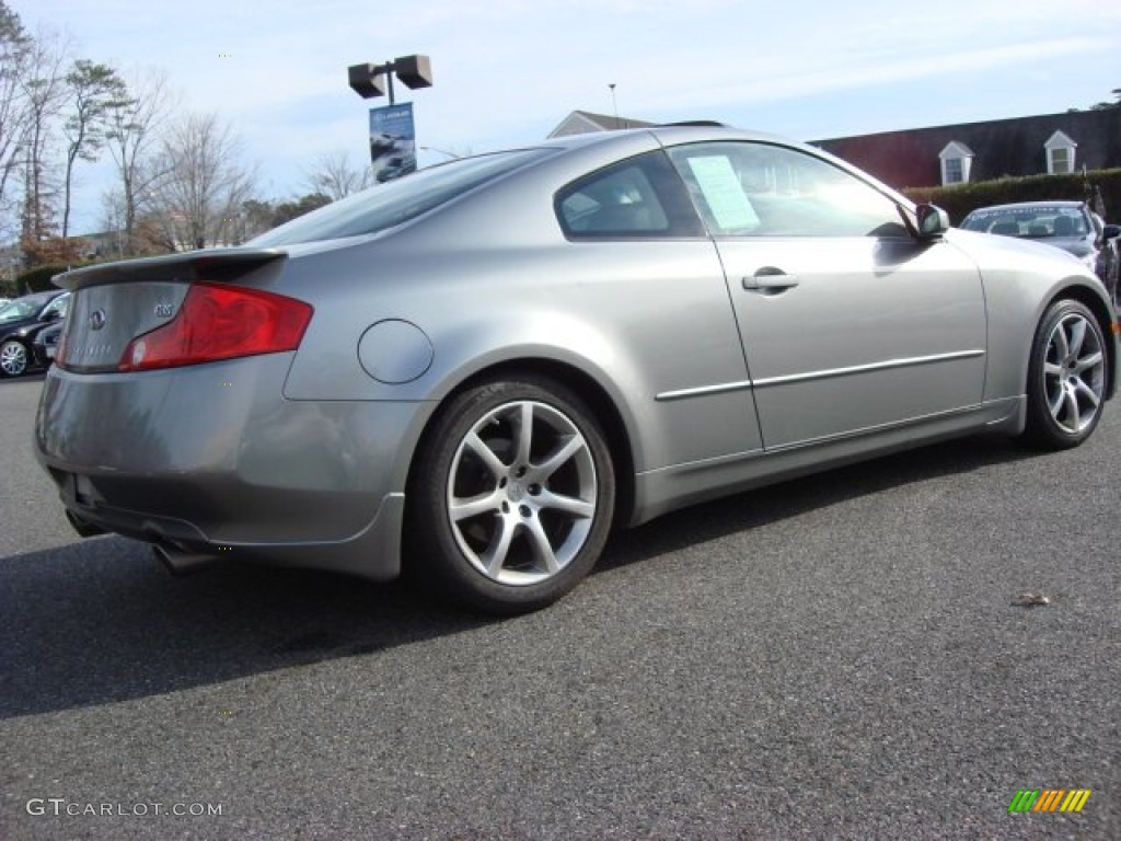 2004 G 35 Coupe - Diamond Graphite Gray Metallic / Graphite photo #3