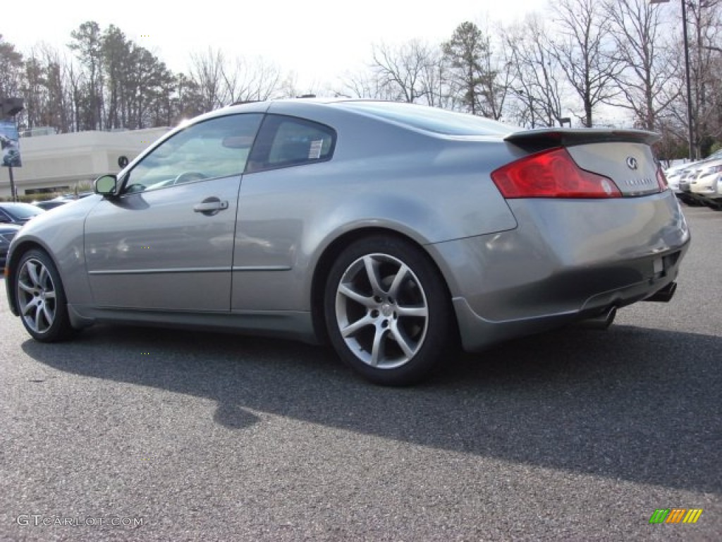2004 G 35 Coupe - Diamond Graphite Gray Metallic / Graphite photo #4