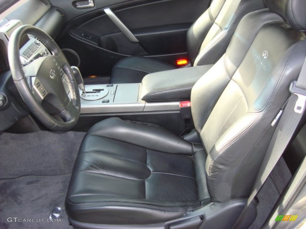 2004 G 35 Coupe - Diamond Graphite Gray Metallic / Graphite photo #6