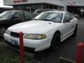 Crystal White 1997 Ford Mustang V6 Coupe