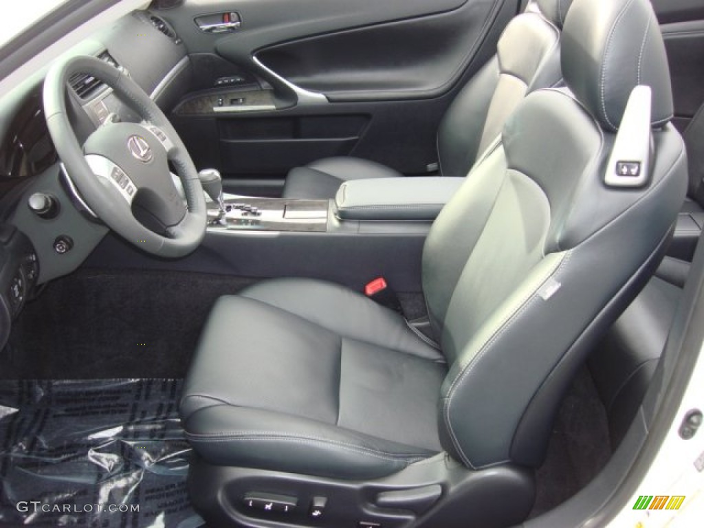 Black Interior 2011 Lexus IS 250C Convertible Photo #58373418