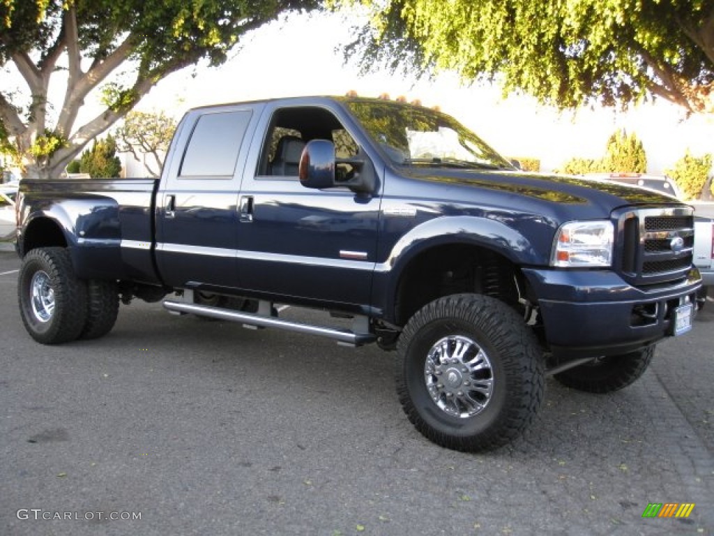 True Blue Metallic Ford F350 Super Duty