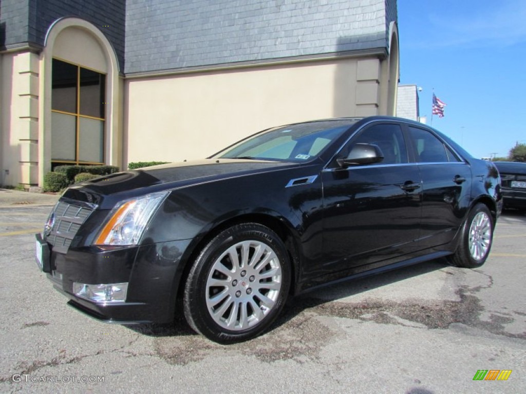 Black Ice Metallic 2011 Cadillac CTS 3.0 Sedan Exterior Photo #58373814