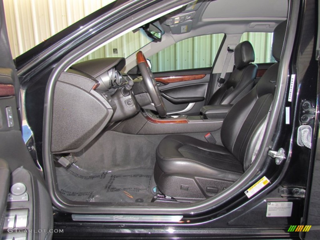 Ebony Interior 2011 Cadillac CTS 3.0 Sedan Photo #58373824