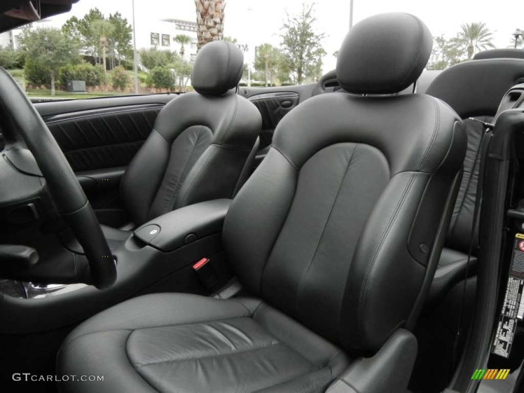 Black Interior 2006 Mercedes-Benz CLK 500 Cabriolet Photo #58374717