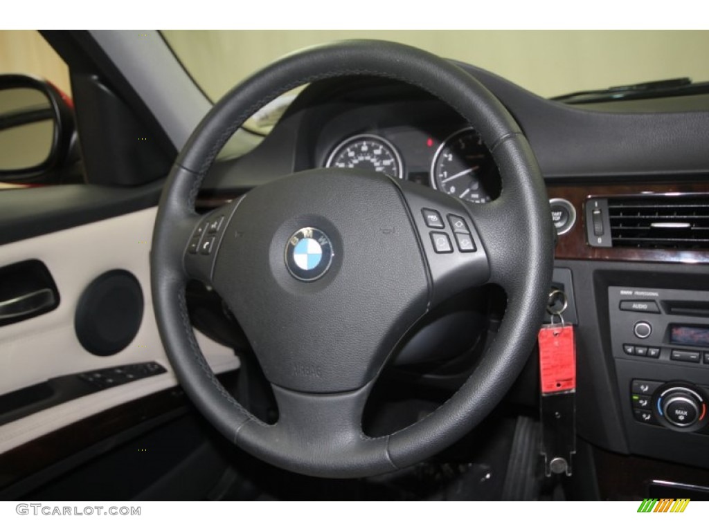 2011 3 Series 328i Sedan - Crimson Red / Oyster/Black Dakota Leather photo #37