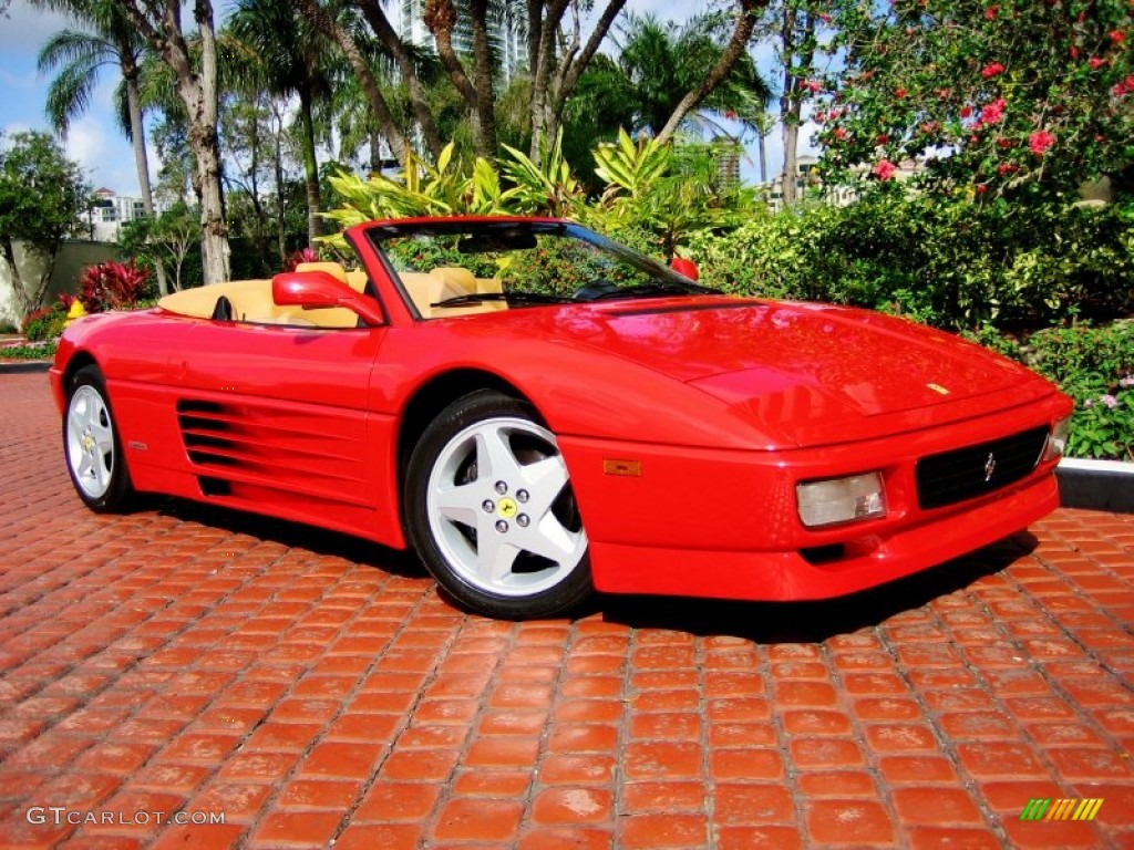Rosso Corsa (Red) 1995 Ferrari 348 Spider Exterior Photo #58375227